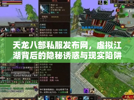 天龙八部私服发布网，虚拟江湖背后的隐秘诱惑与现实陷阱