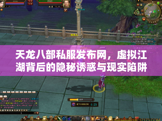 天龙八部私服发布网，虚拟江湖背后的隐秘诱惑与现实陷阱