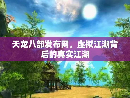 天龙八部发布网，虚拟江湖背后的真实江湖
