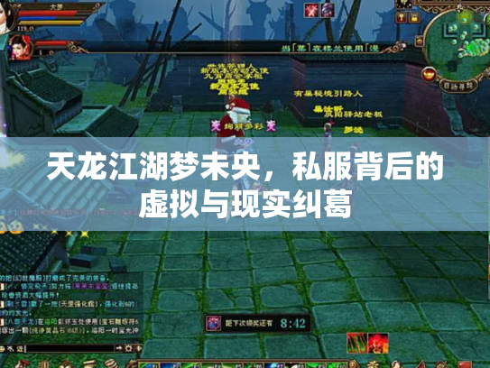 天龙江湖梦未央，私服背后的虚拟与现实纠葛