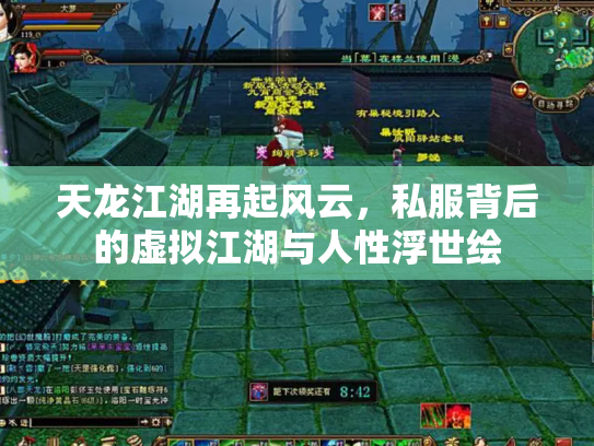 天龙江湖再起风云，私服背后的虚拟江湖与人性浮世绘