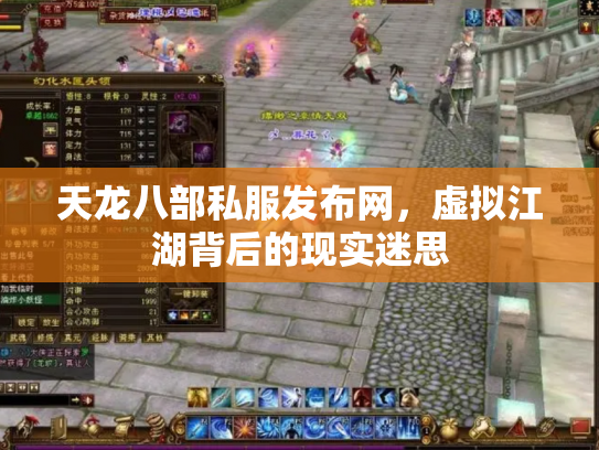 天龙八部私服发布网，虚拟江湖背后的现实迷思
