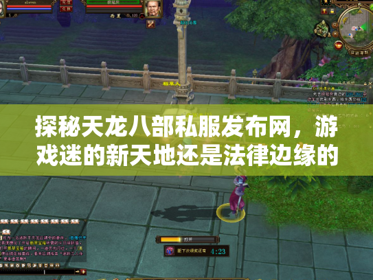 探秘天龙八部私服发布网，游戏迷的新天地还是法律边缘的灰色地带？