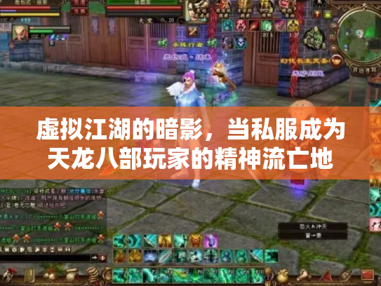 虚拟江湖的暗影，当私服成为天龙八部玩家的精神流亡地
