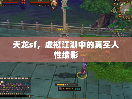天龙sf，虚拟江湖中的真实人性缩影