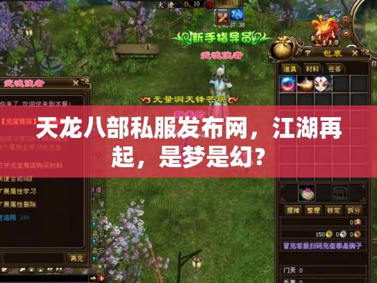 天龙八部私服发布网，江湖再起，是梦是幻？