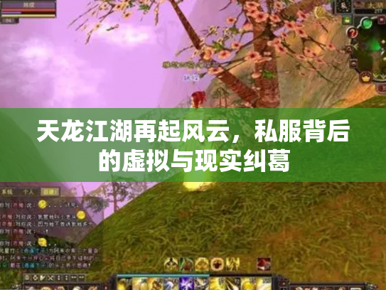 天龙江湖再起风云，私服背后的虚拟与现实纠葛