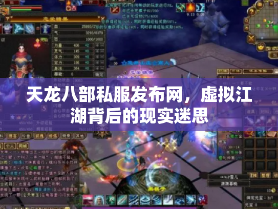 天龙八部私服发布网，虚拟江湖背后的现实迷思