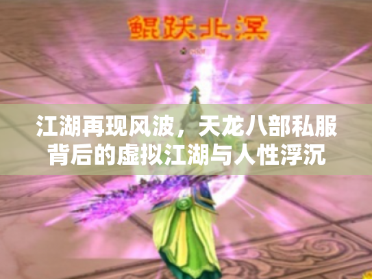 江湖再现风波，天龙八部私服背后的虚拟江湖与人性浮沉