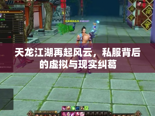 天龙江湖再起风云，私服背后的虚拟与现实纠葛
