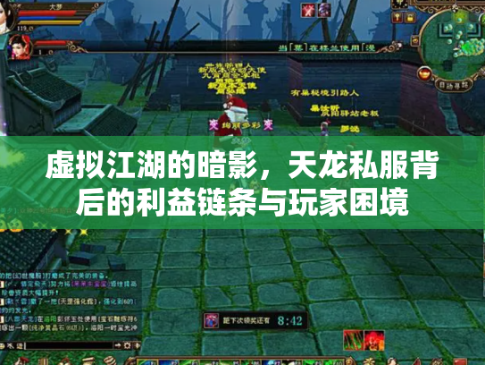 虚拟江湖的暗影，天龙私服背后的利益链条与玩家困境