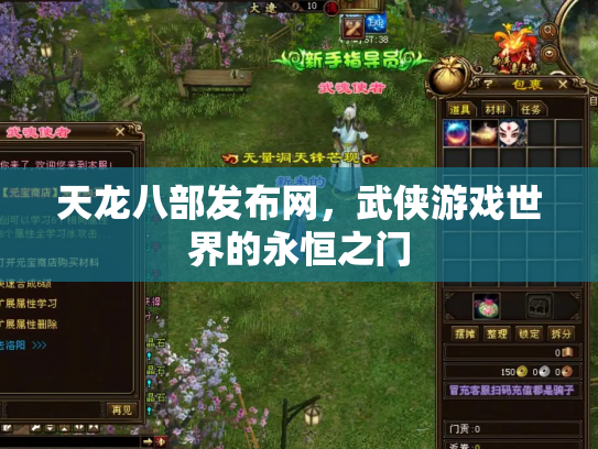 天龙八部发布网，武侠游戏世界的永恒之门