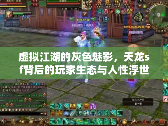 虚拟江湖的灰色魅影，天龙sf背后的玩家生态与人性浮世绘