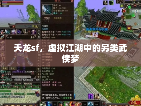 天龙sf，虚拟江湖中的另类武侠梦