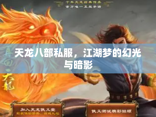 天龙八部私服，江湖梦的幻光与暗影