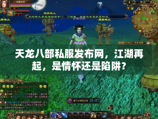 天龙八部私服发布网，江湖再起，是情怀还是陷阱？