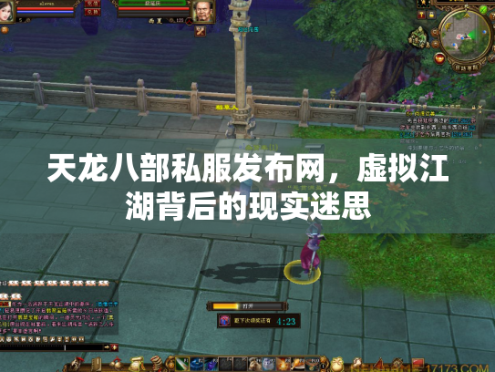 天龙八部私服发布网，虚拟江湖背后的现实迷思