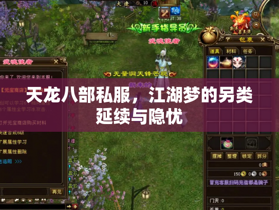 天龙八部私服，江湖梦的另类延续与隐忧