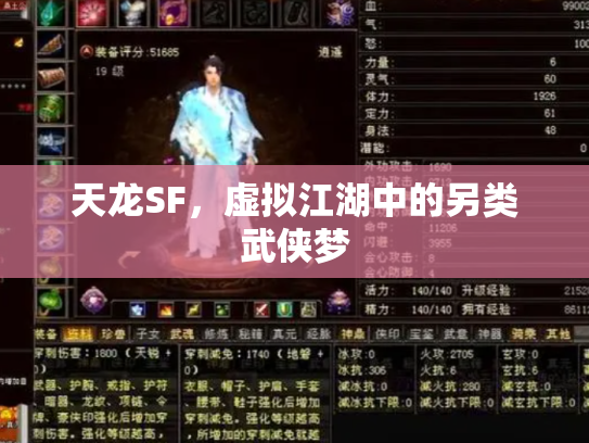天龙SF，虚拟江湖中的另类武侠梦