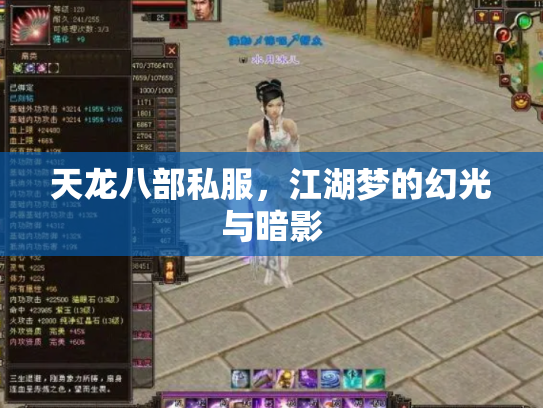 天龙八部私服，江湖梦的幻光与暗影