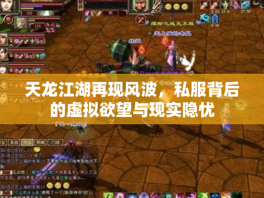 天龙江湖再现风波，私服背后的虚拟欲望与现实隐忧