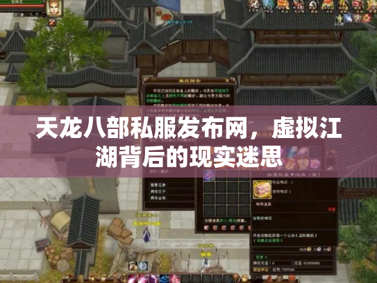 天龙八部私服发布网，虚拟江湖背后的现实迷思