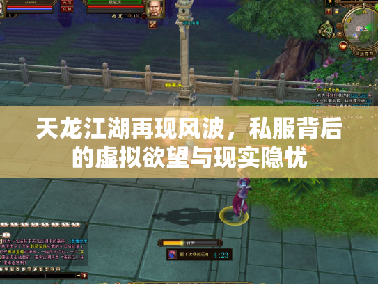 天龙江湖再现风波，私服背后的虚拟欲望与现实隐忧