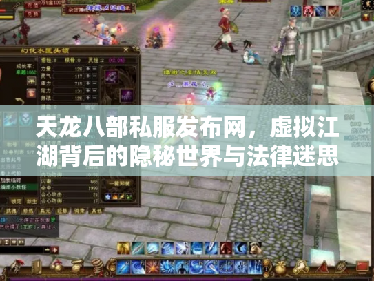 天龙八部私服发布网，虚拟江湖背后的隐秘世界与法律迷思