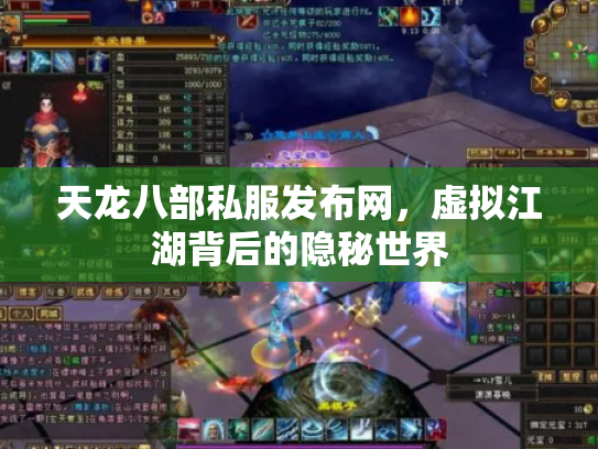 天龙八部私服发布网，虚拟江湖背后的隐秘世界