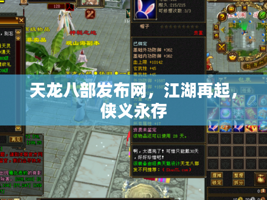 天龙八部发布网，江湖再起，侠义永存