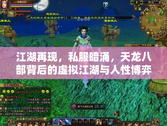 江湖再现，私服暗涌，天龙八部背后的虚拟江湖与人性博弈