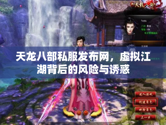天龙八部私服发布网，虚拟江湖背后的风险与诱惑