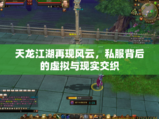 天龙江湖再现风云，私服背后的虚拟与现实交织