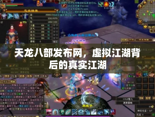 天龙八部发布网，虚拟江湖背后的真实江湖