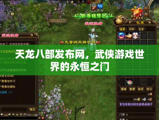 天龙八部发布网，武侠游戏世界的永恒之门