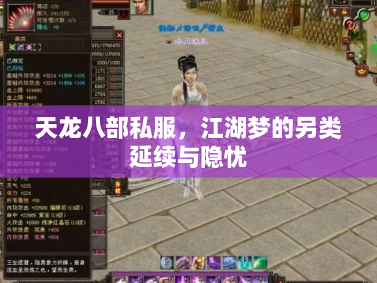 天龙八部私服，江湖梦的另类延续与隐忧