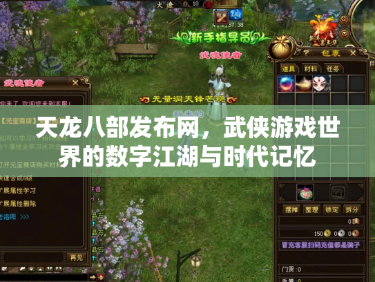 天龙八部发布网，武侠游戏世界的数字江湖与时代记忆