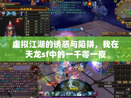 虚拟江湖的诱惑与陷阱，我在天龙sf中的一千零一夜