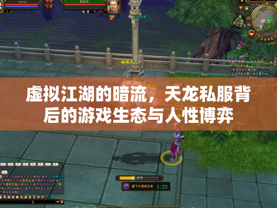 虚拟江湖的暗流，天龙私服背后的游戏生态与人性博弈