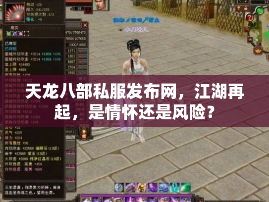 天龙八部私服发布网，江湖再起，是情怀还是风险？
