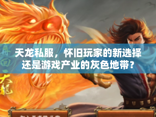 天龙私服，怀旧玩家的新选择还是游戏产业的灰色地带？