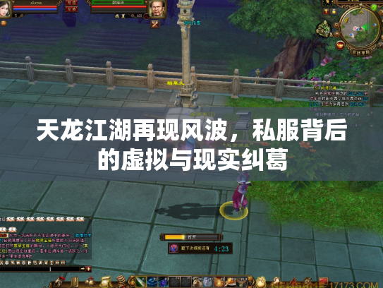 天龙江湖再现风波，私服背后的虚拟与现实纠葛
