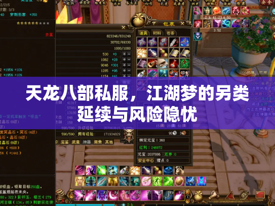天龙八部私服，江湖梦的另类延续与风险隐忧