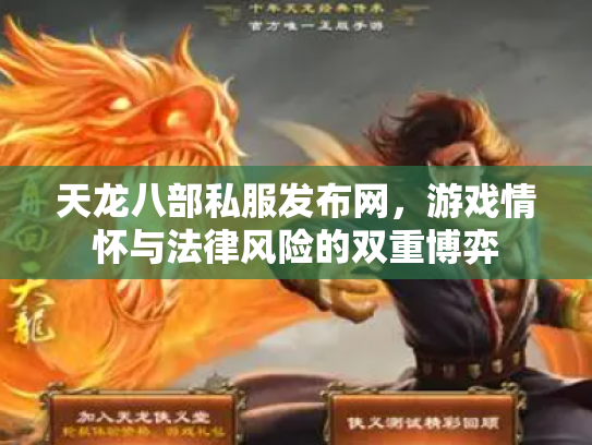 天龙八部私服发布网，游戏情怀与法律风险的双重博弈
