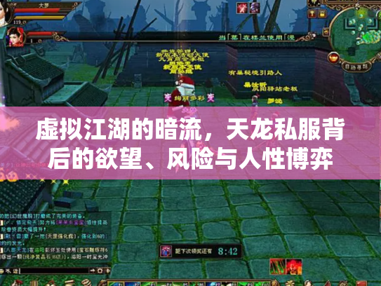 虚拟江湖的暗流，天龙私服背后的欲望、风险与人性博弈