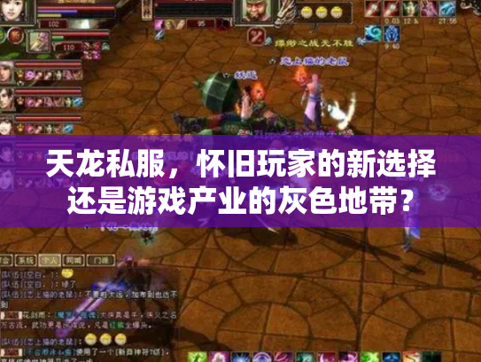 天龙私服，怀旧玩家的新选择还是游戏产业的灰色地带？