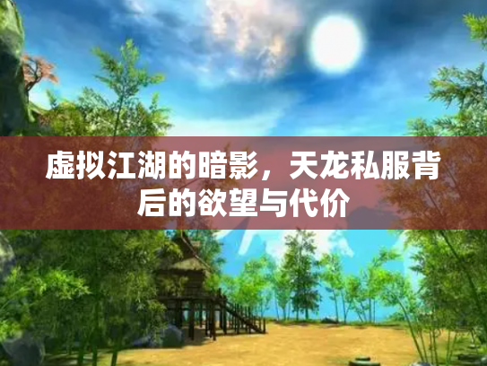 虚拟江湖的暗影，天龙私服背后的欲望与代价