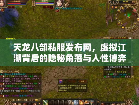 天龙八部私服发布网，虚拟江湖背后的隐秘角落与人性博弈
