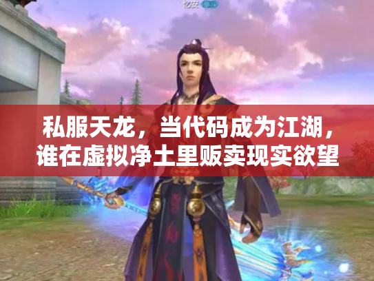 私服天龙，当代码成为江湖，谁在虚拟净土里贩卖现实欲望
