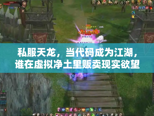 私服天龙，当代码成为江湖，谁在虚拟净土里贩卖现实欲望